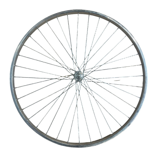 Voorwiel 802007 28x1.1/4 chroom alu. naaf