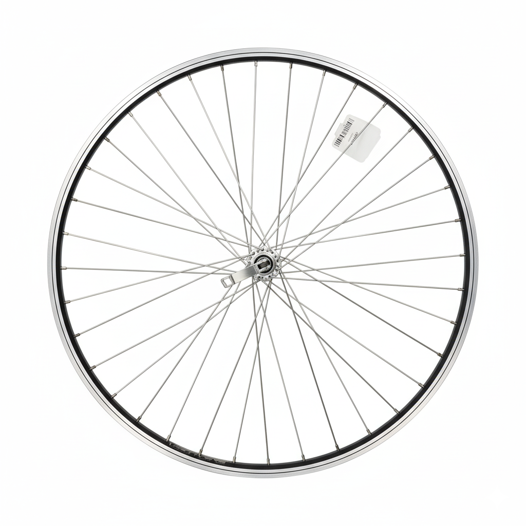 Voorwiel 26" 21-559 alu. zwart Parallex alu naaf QR spaak 14