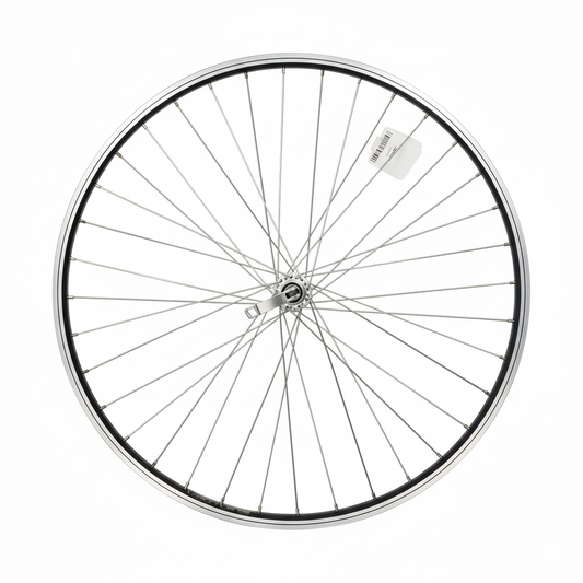 Voorwiel 26" 21-559 alu. zwart Parallex alu naaf QR spaak 14