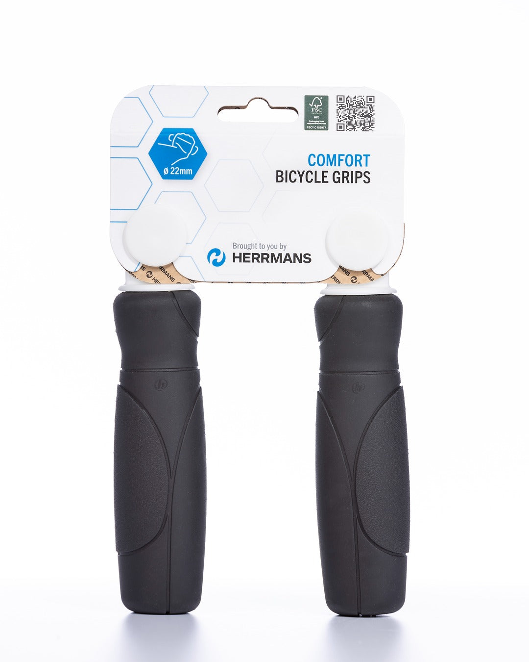 Herrmans handvat Grip Cut 93B 120 mm. type 45 zwart