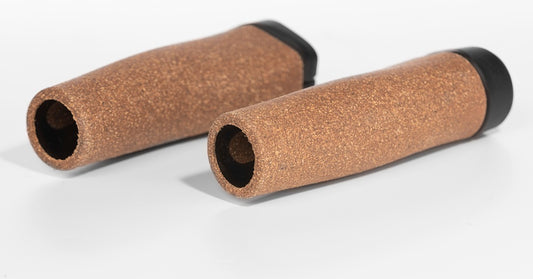 Herrmans handvat Grip Clik DD37 BL+BR 123 mm. zwart-kurk