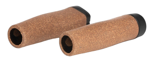 Herrmans handvat Grip Clik DD37 BL+BR 123 mm. zwart-kurk