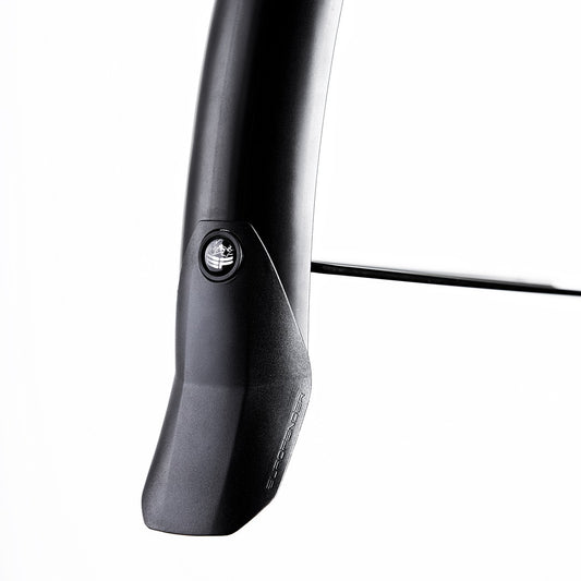 Eurofender spatbord achter Mudguard Lampo 28"- 58 mm. mat zwart