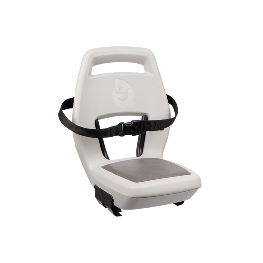 Qibbel Q365 Junior 6+ Pebble Grey – beige/bruin – incl. voetsteunen en voetbeschermingsplaten