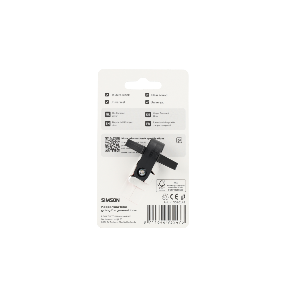 Simson S020142 bel Compact zilver