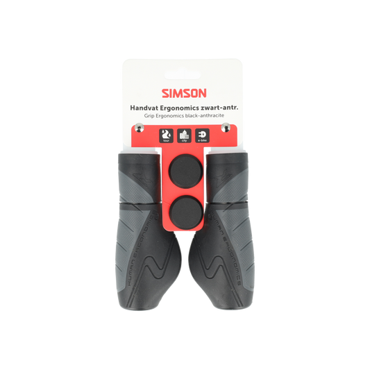 Simson S020455 handvatten Ergonomics zwart-antraciet