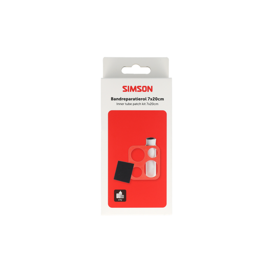 Simson S020536 bandenreparatierol & sjabloon 7x20cm