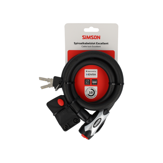 Simson S020841 spiraalkabelslot Excellent size L 15mm x 100cm