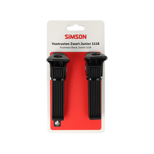 Simson S020920 voetrusten zwart 1118 op as