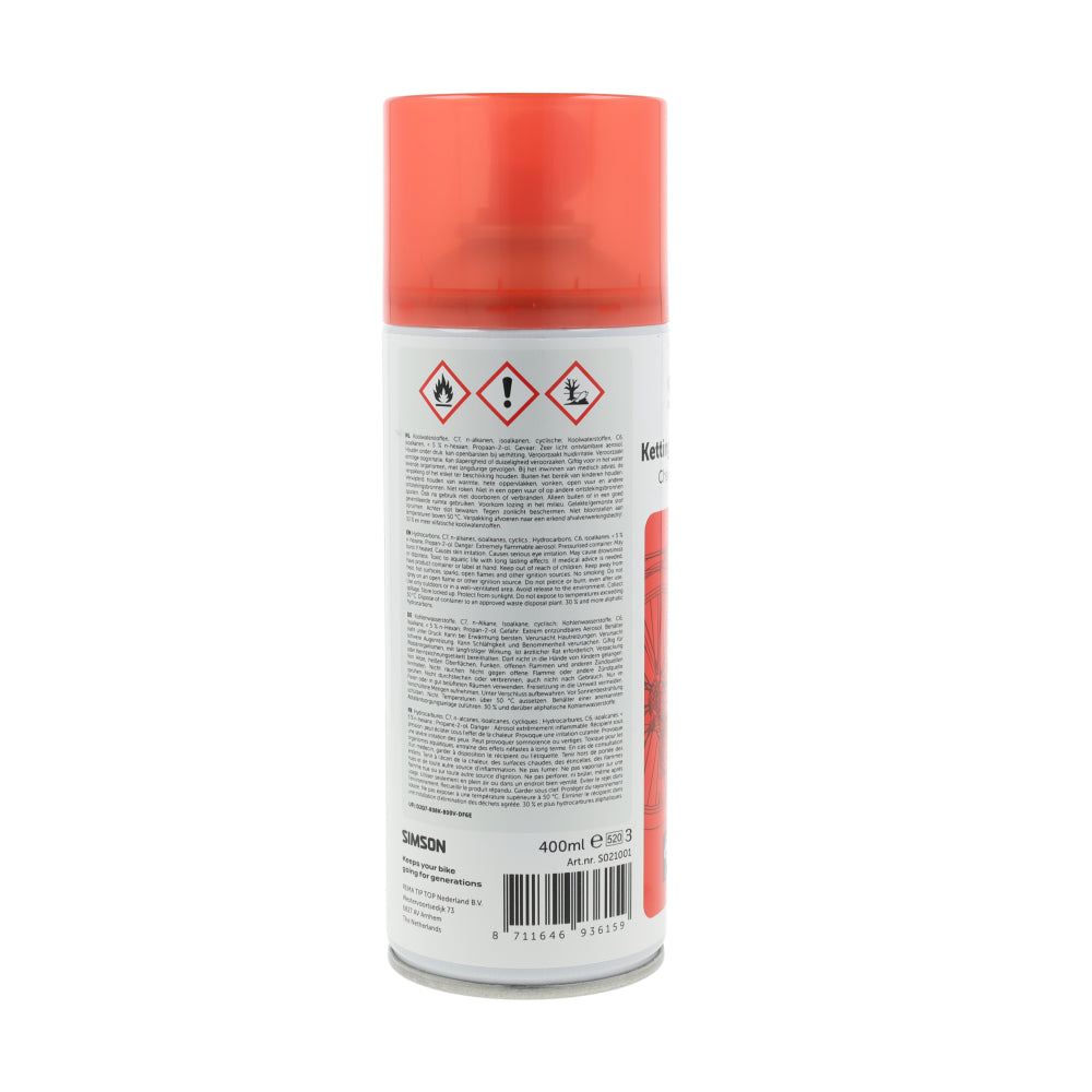 Simson S021001 ketting & derailleurreiniger spray 400ml
