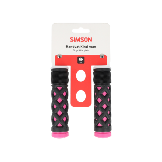 Simson S021477 handvatten Kinder roze-zwart
