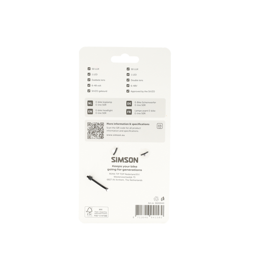 Simson S022043 Aurora koplamp E-line 50R
