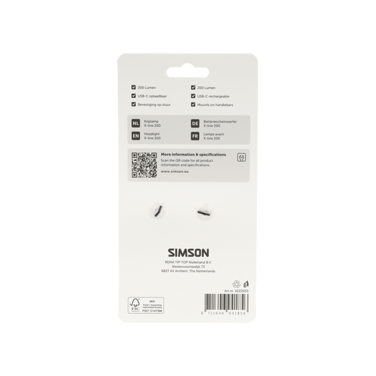 Simson S022055 Aurora koplamp X-line 200
