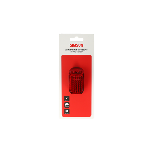 Simson S022063 Aurora achterlicht E-line E100F