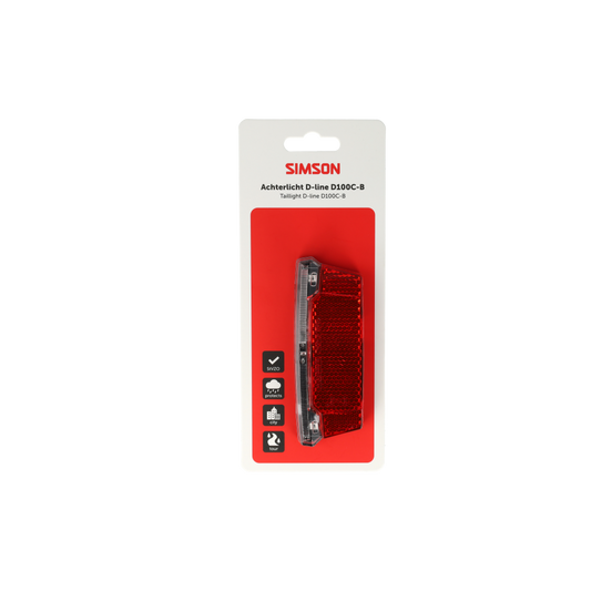 Simson S022065 Aurora achterlicht D-line D100C