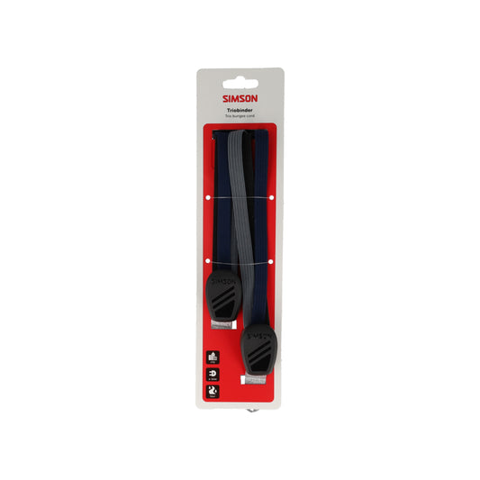 Simson S024302 triobinder 60cm zwart-blauw-antraciet