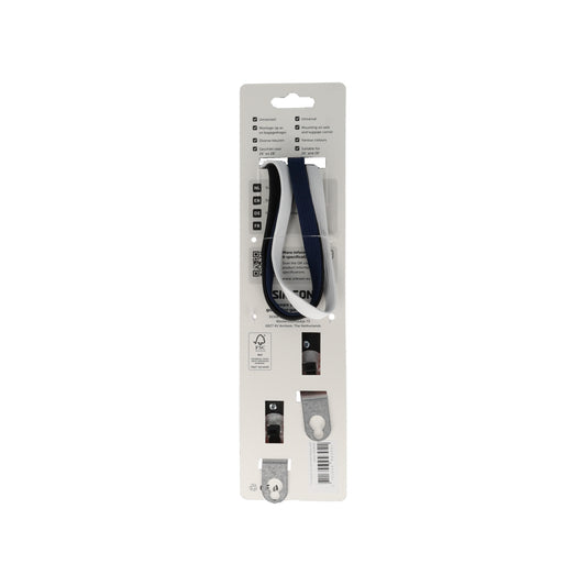 Simson S024303 triobinder 60cm zwart-blauw-wit