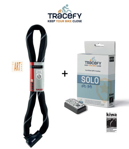 Simson 020867 Actie Veiligheid Pakket (Bestaat uit: 1 x Simson Bold 120 + 1 x Tracefy SOLO)