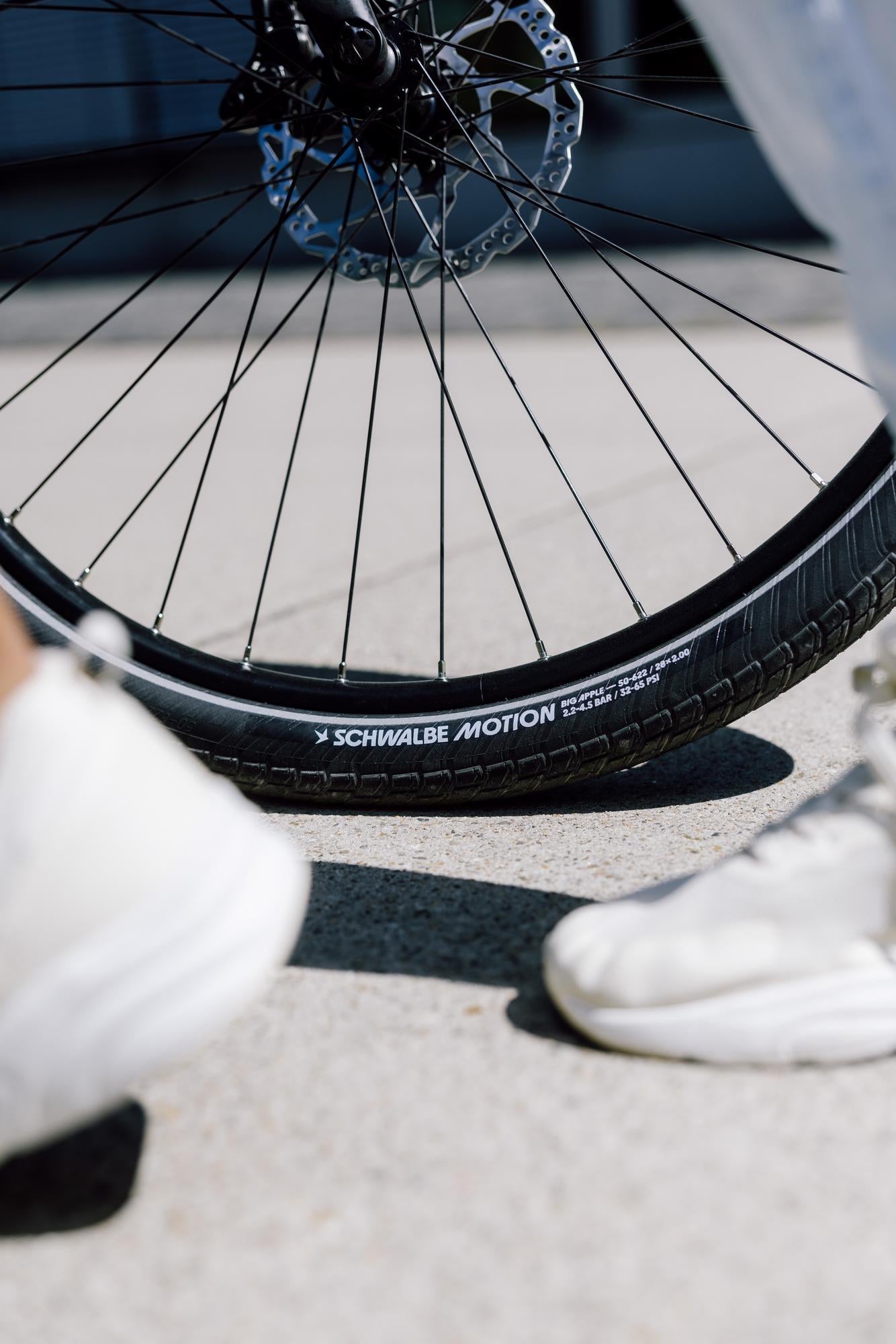 Bub. 55-406 / 20x2.15 HS 632 Schwalbe Motion Big Apple RaceGuard B/B-SK+RT Addix Green - 11159655