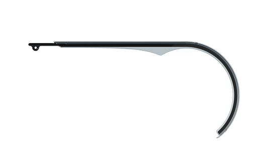 Herrmans kettingscherm Slim 38T 308mm transparant/zwart