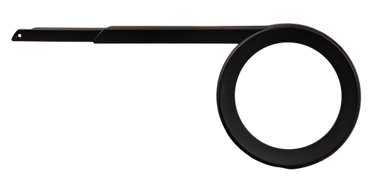 Herrmans kettingscherm Slyde 48T Ø170 319mm mat zwart (t.b.v. voorderailleur)