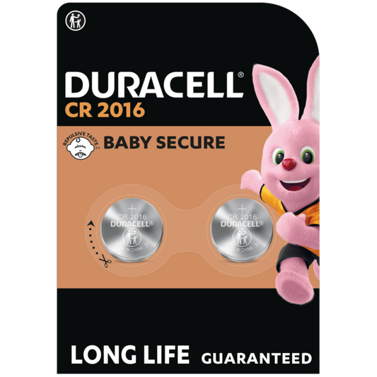 Batterij Duracell knoopcell CR2016 (2)