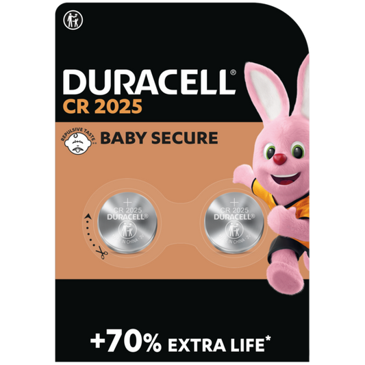 Batterij Duracell knoopcell CR2025 (2)
