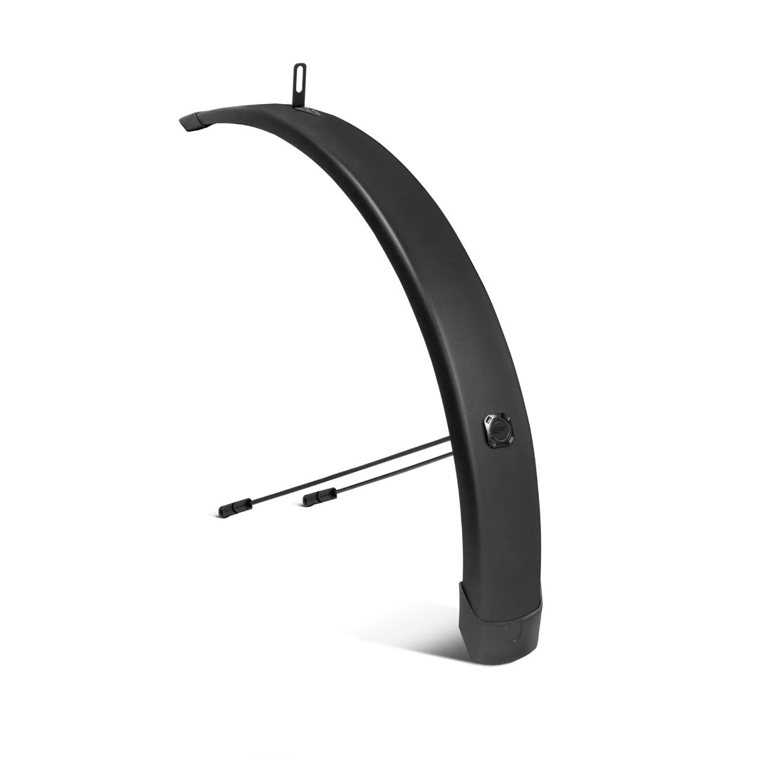 Eurofender spatbord voor Tempo Square 28" - 65 mm. mat zwart