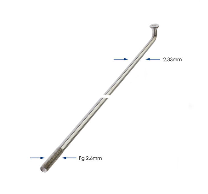 Alpina spaak 13x256 RVS