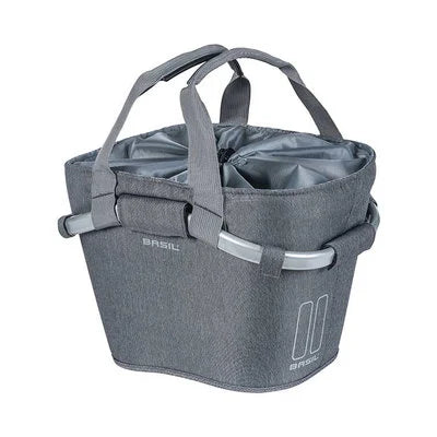 Basil 11253 2Day Carry All Front Basket grey melee