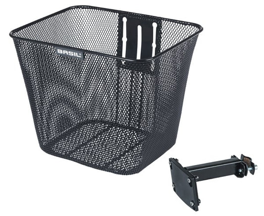 Basil 10235 Bilbao voormand vaste montage zwart