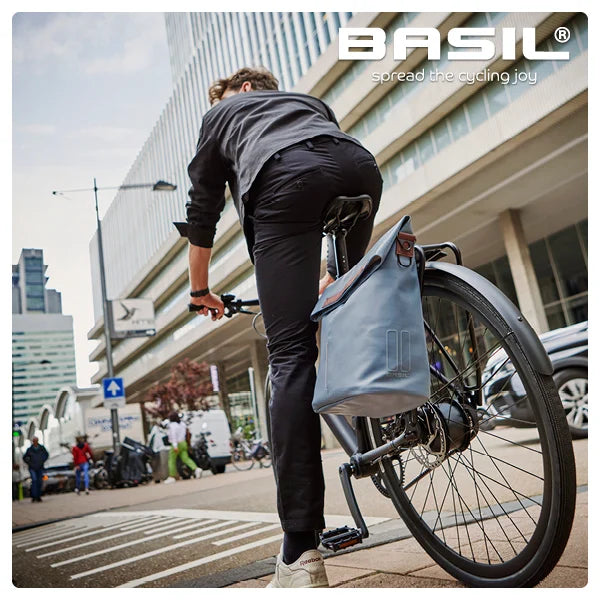 Basil 18371 City fietsshopper Vegan Leather 14-16L graphite blue