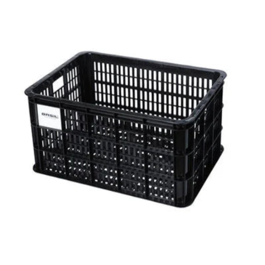 Basil 21158 Crate L fietskrat gerecycled kunststof groot 40L zwart