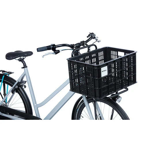 Basil 21158 Crate L fietskrat gerecycled kunststof groot 40L zwart