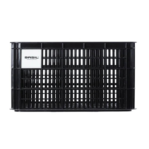 Basil 21158 Crate L fietskrat gerecycled kunststof groot 40L zwart