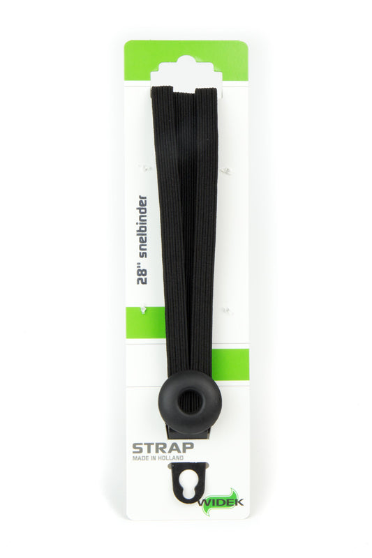 Widek Eye binder 1x24 mm. zwart, 2x12 mm. zwart met zwarte stalen platen op kaart (54 cm.)