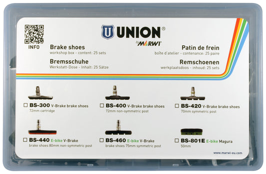 Marwi BS-460 BOX (25) V-brake 75 mm. (symm)etrische stift