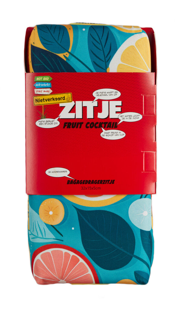 N/V zitje bagagedrager 32x15x5 cm. Fruit Cocktail