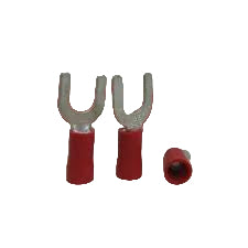 Kabelschoen vork M5 rood