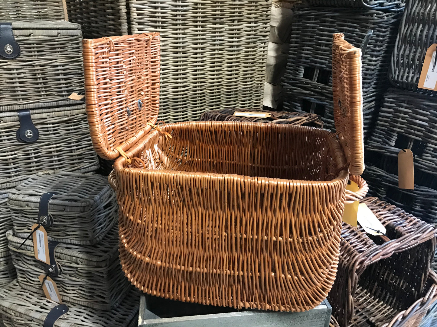 Koffertje speciaal riet met deksel
