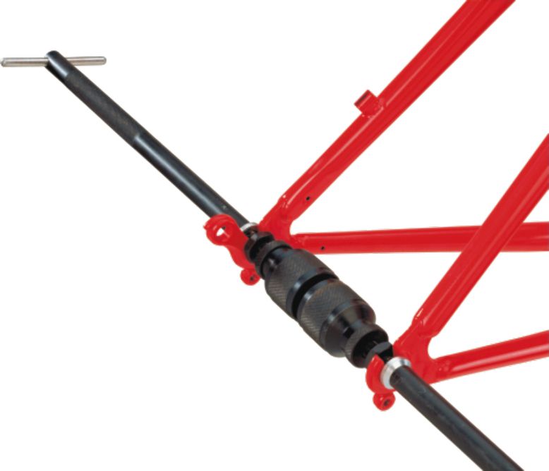 Cyclus padden en controle richtapparaat tweedelig