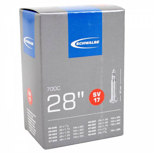 Schwalbe Bib. SV 17 - 40 mm. / 28/47-622/635 / 28x1.3/8 - 28x1.1/2 - 28x1.75 - 28x1.1/4 - 27x1.1/4-10429343
