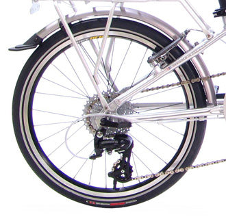 Achterwiel 20" 28 sp. freewheel zwart