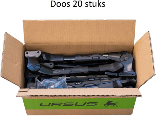 Ursus standaard King zwart alu. verstelbaar - 40 mm. plaat oem (20)