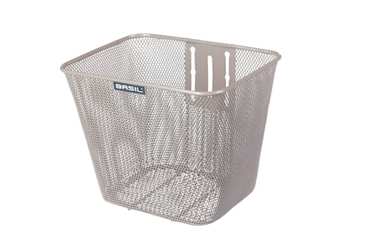 Basil 10237 Bilbao voormand vaste montage nude metallic