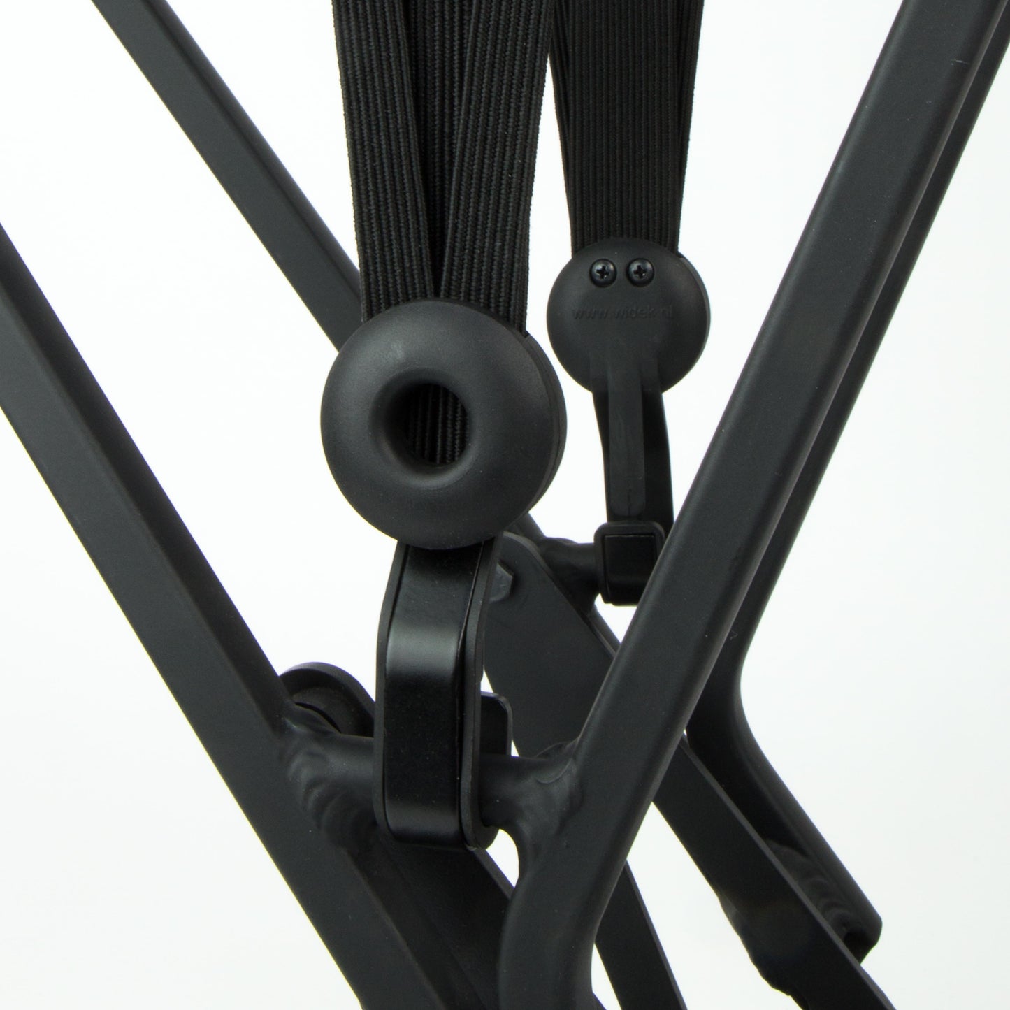 Widek Eye veiligheidsbinder met stalen haken 24/12/12 mm. zwart/zwart/zwart 191100 op kaart (54 cm.)