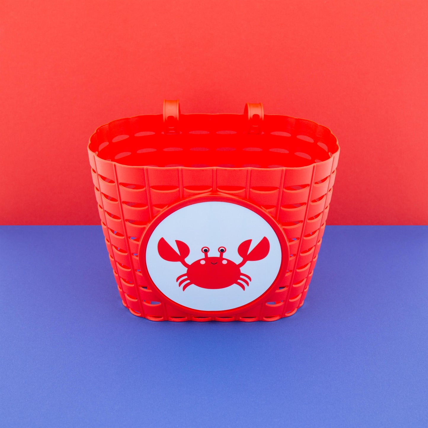 Widek fietsmandje Explorer Clappy Crab rood