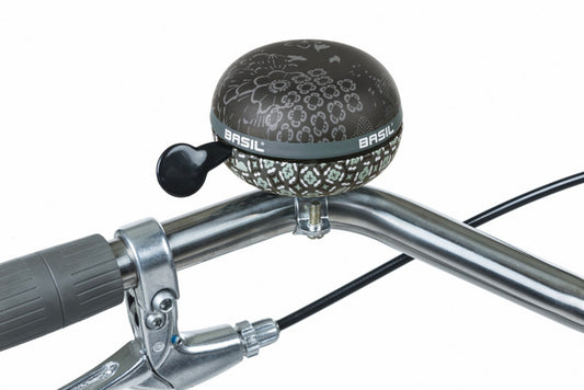 Basil 50524 Bohème fietsbel 80 mm. charcoal