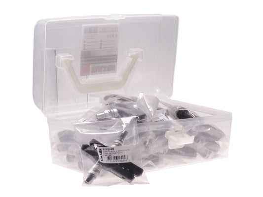 Simson 600204B V-brake pads 72 mm. asymmetrisch bulk (25 sets)