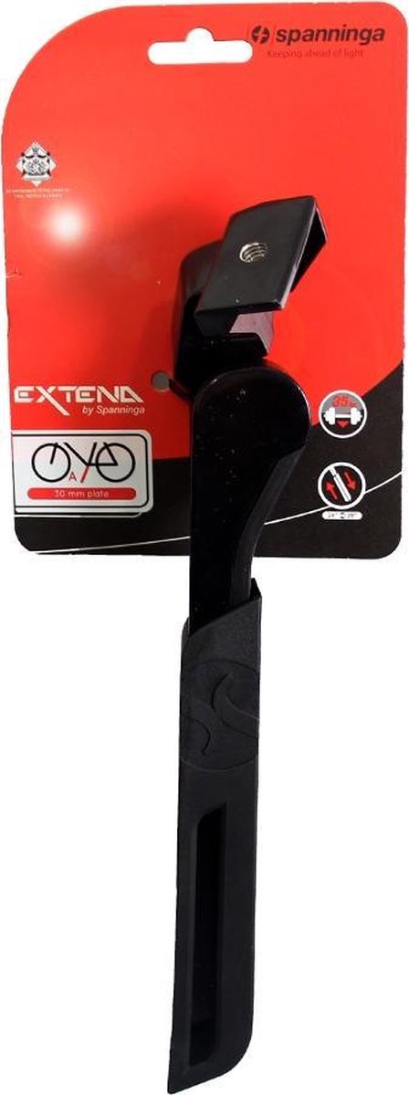 Spanninga standaard Extend 30 mm. zwart